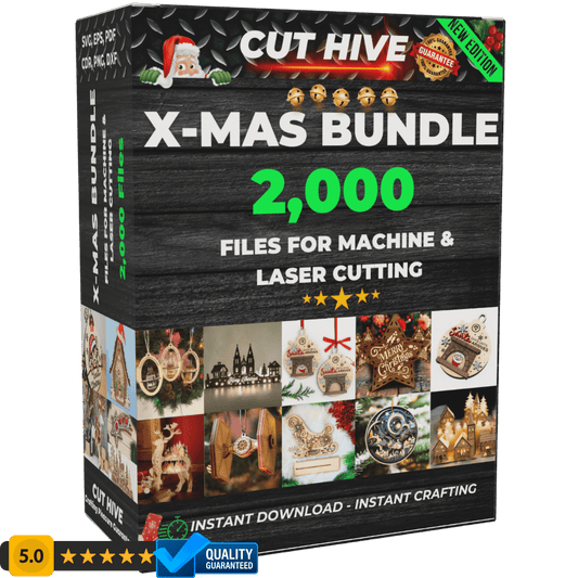 Cut Hive Extra: X - MAS Bundle - 2,000 Files - Cut Hive