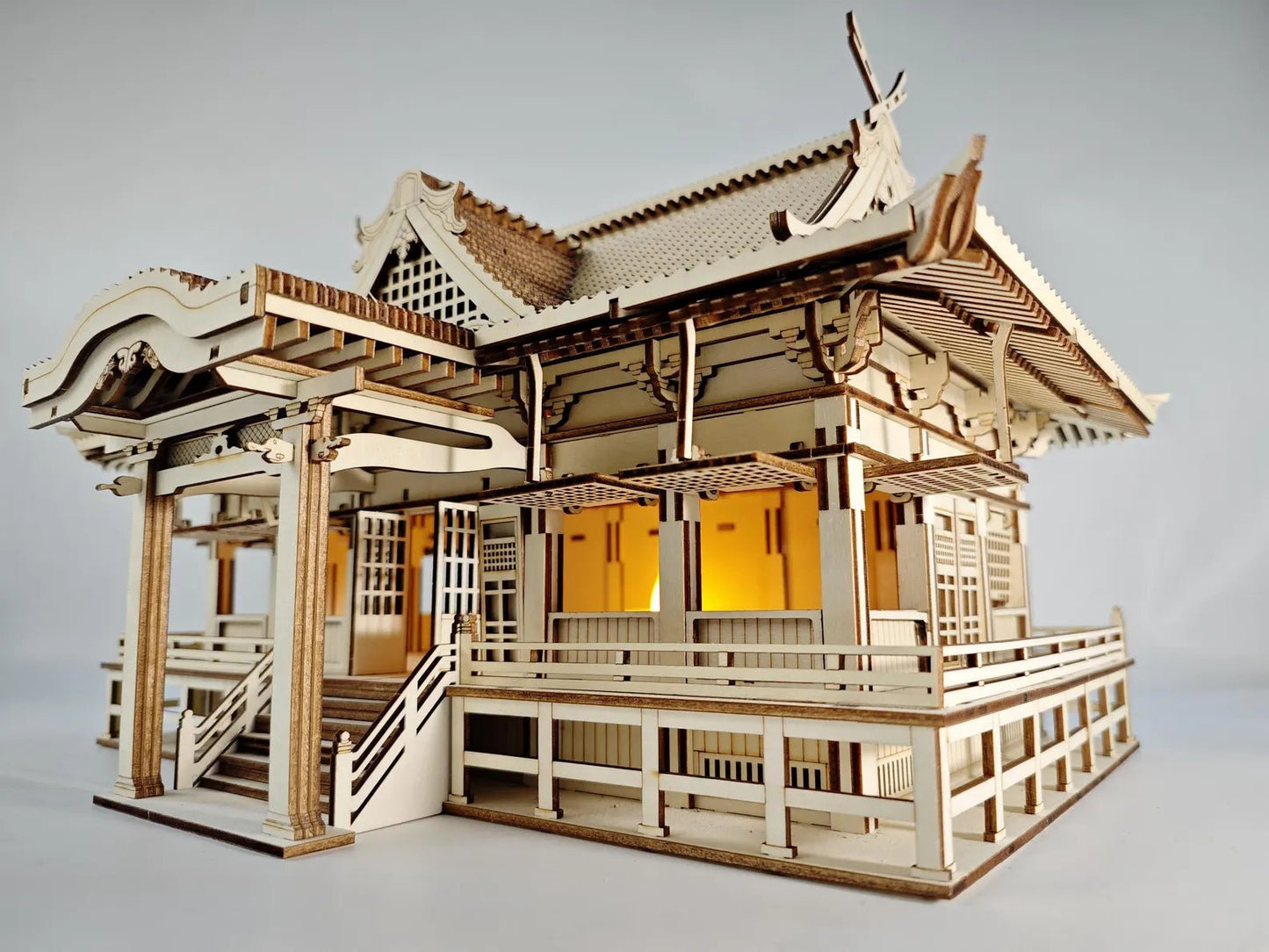 Cut Hive Masterpiece Series - Japanese Intricate Shrine 3D Model Laser Cut Design - Cut Hive
