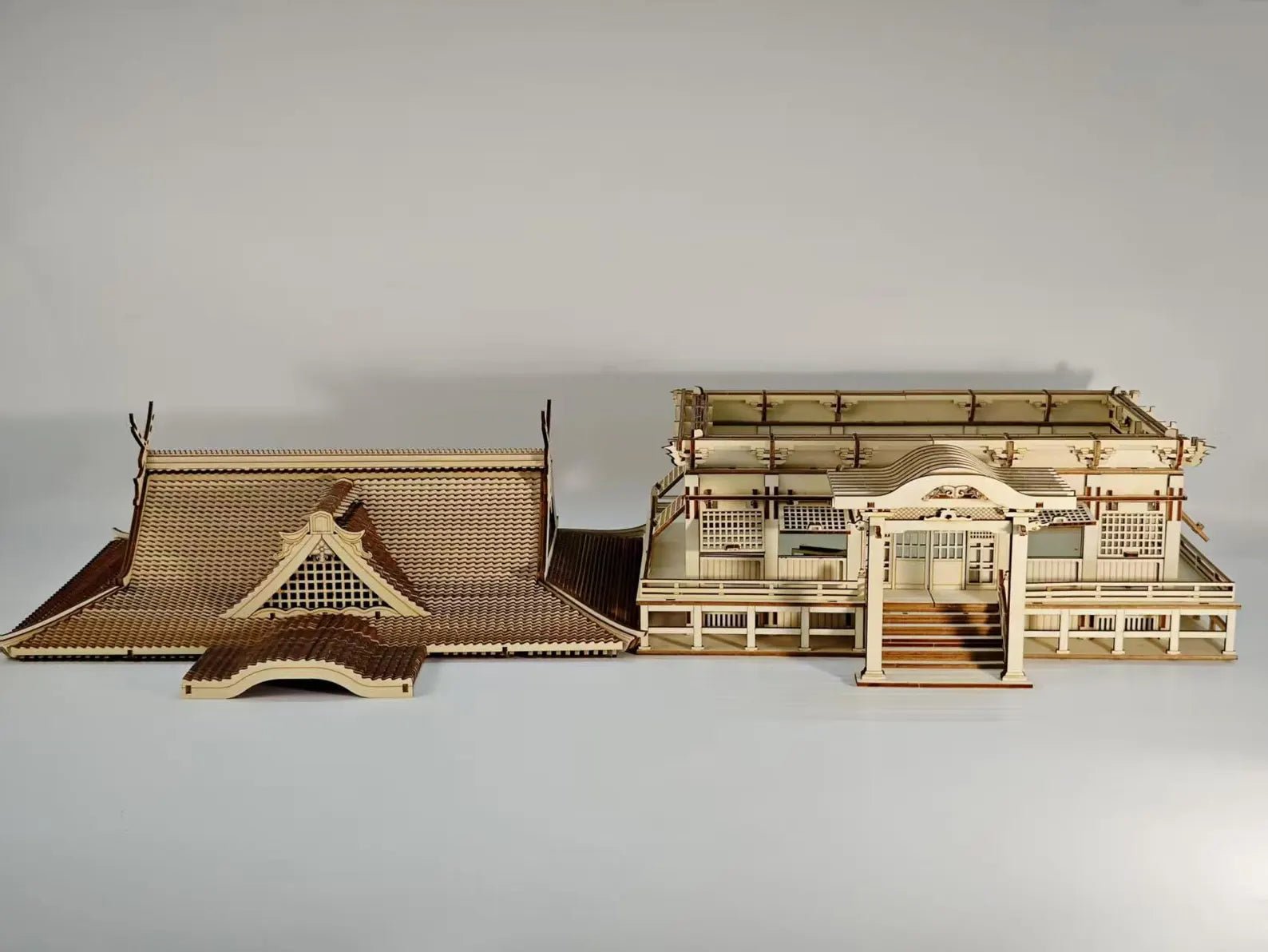 Cut Hive Masterpiece Series - Japanese Intricate Shrine 3D Model Laser Cut Design - Cut Hive
