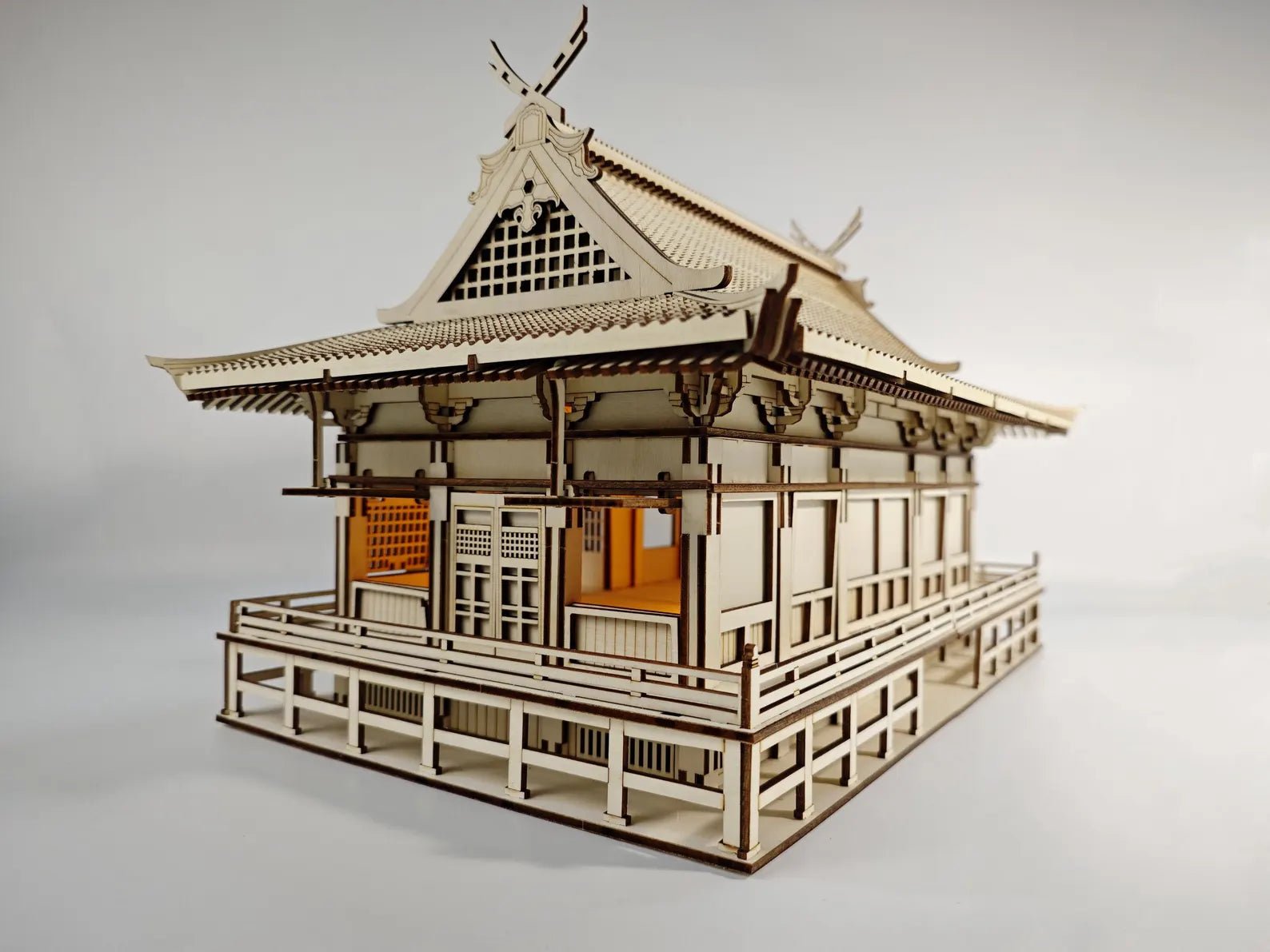 Cut Hive Masterpiece Series - Japanese Intricate Shrine 3D Model Laser Cut Design - Cut Hive