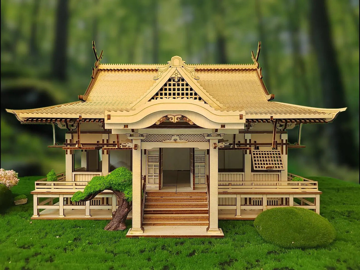 Cut Hive Masterpiece Series - Japanese Intricate Shrine 3D Model Laser Cut Design - Cut Hive