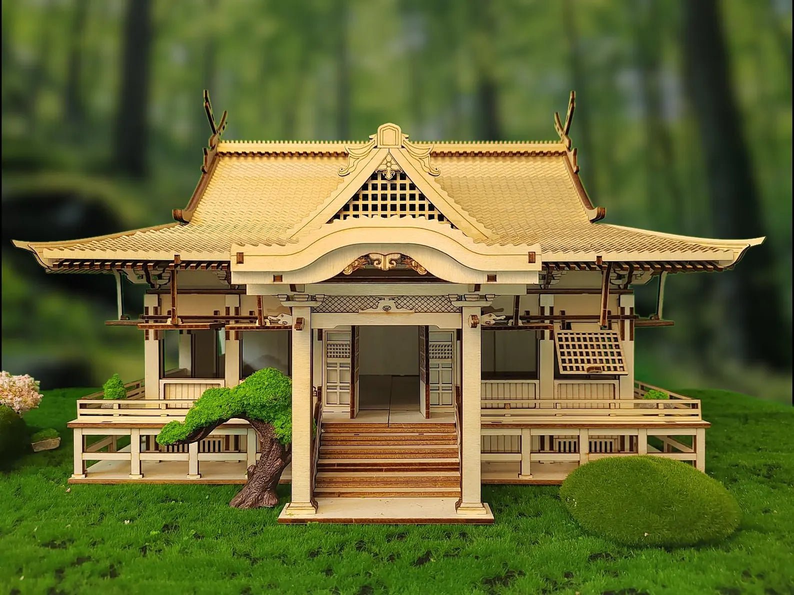 Cut Hive Masterpiece Series - Japanese Intricate Shrine 3D Model Laser Cut Design - Cut Hive