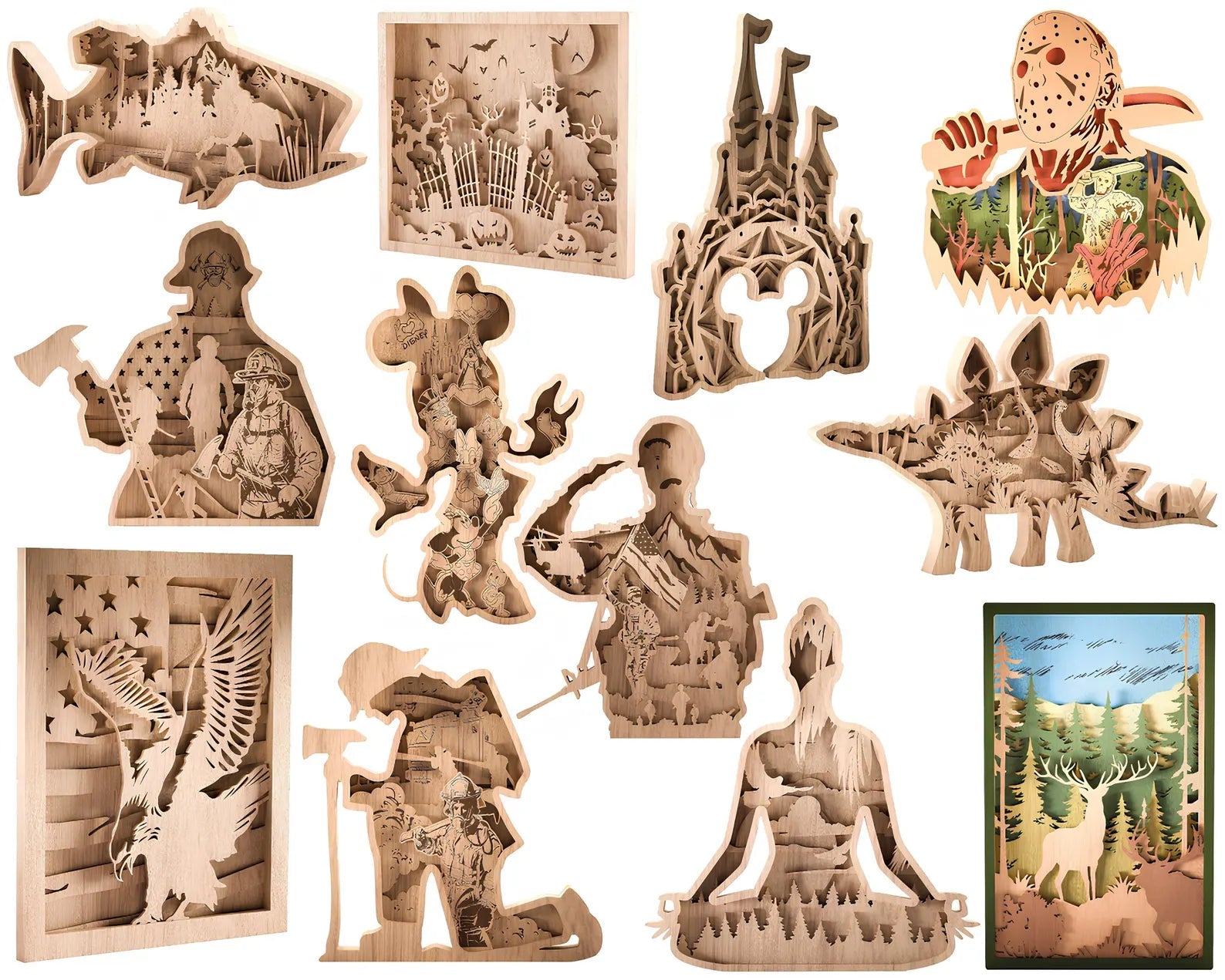Cut Hive Multi - Layer Laser Cut Bundle - 550 Multi - Layer Designs - Cut Hive