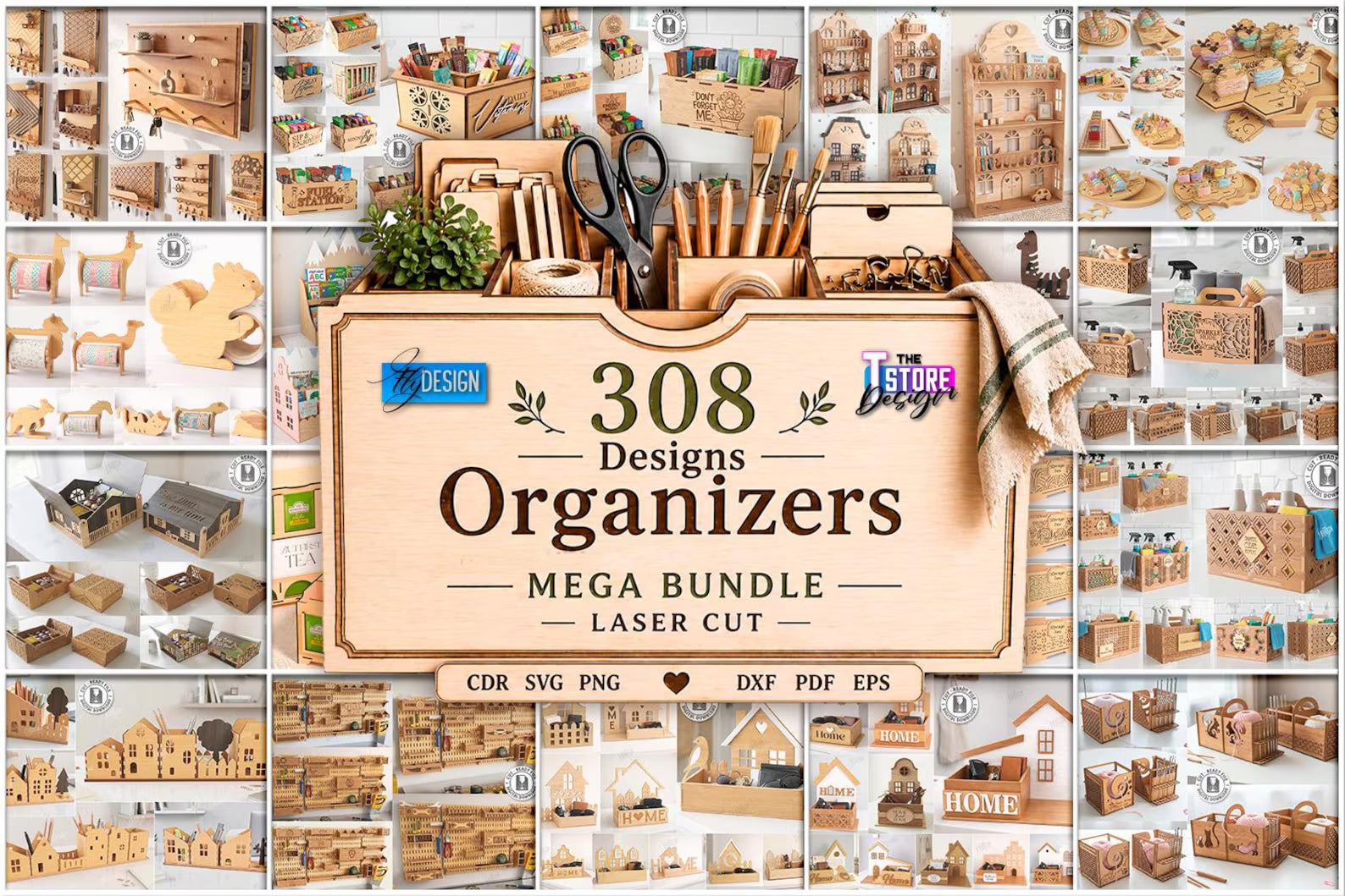 Cut Hive Organizers Mega Bundle - 300 Designs
