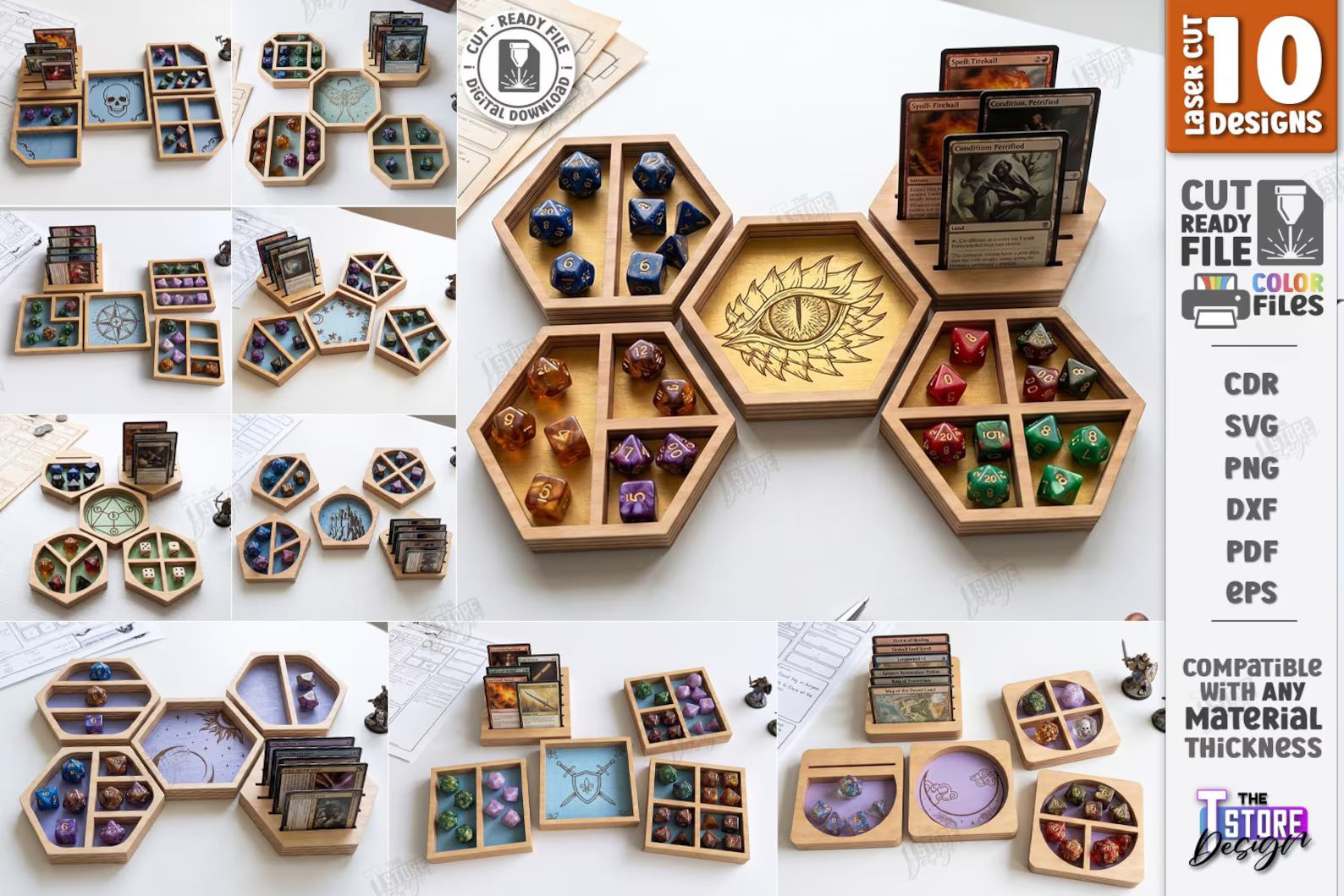 Cut Hive Fantasy Dungeon Laser Cut Bundle - 120 Designs