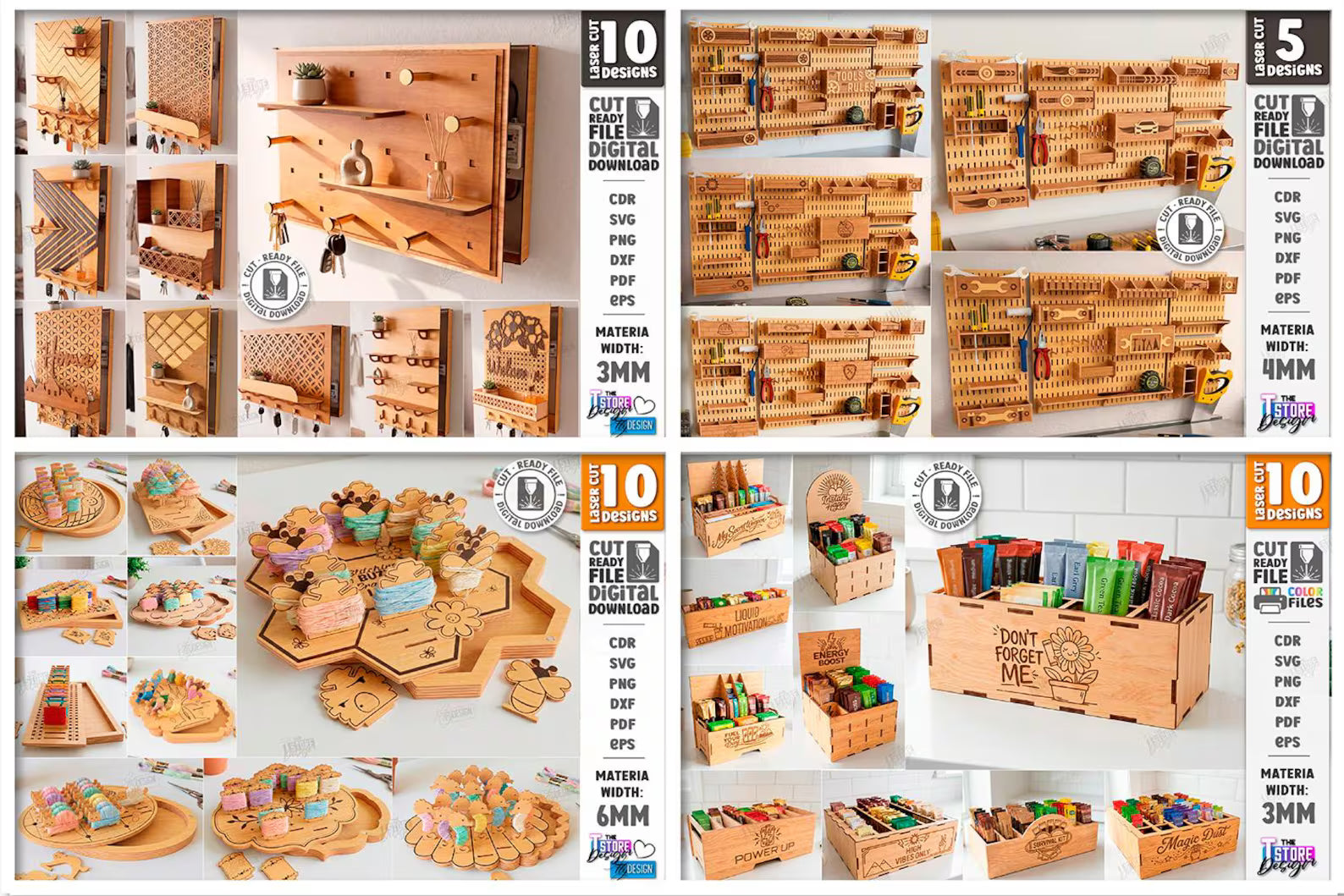 Cut Hive Organizers Mega Bundle - 300 Designs