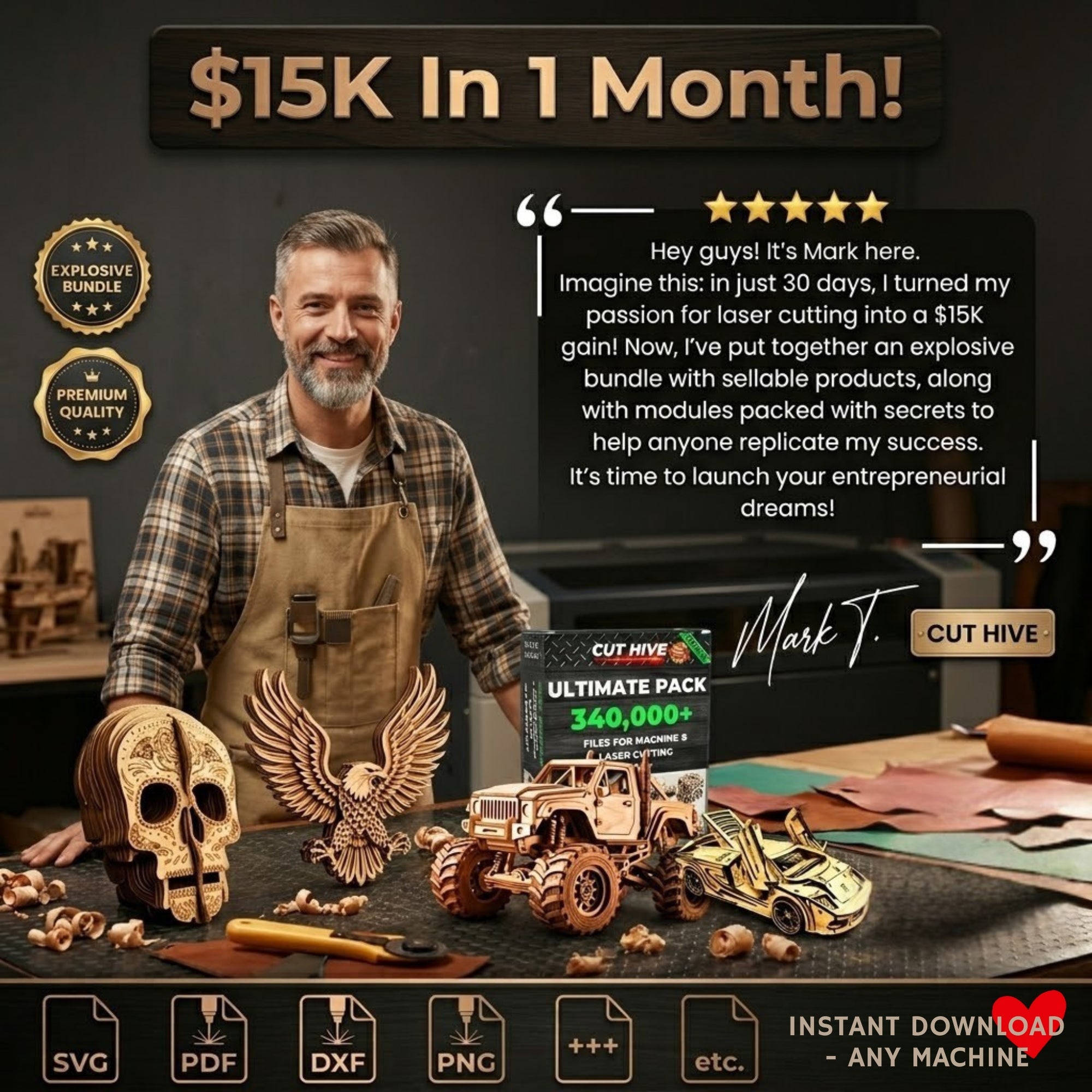 The Complete Cut Hive Business System: Ultimate Course + Profit Bundle - Everything Included - Cut Hive